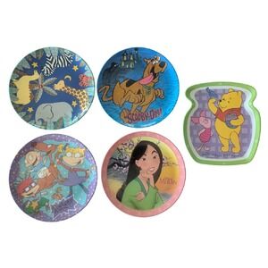 Assorted Zak and Pier One Children's Melamine Plates, Usage Scratches, 8" Dia